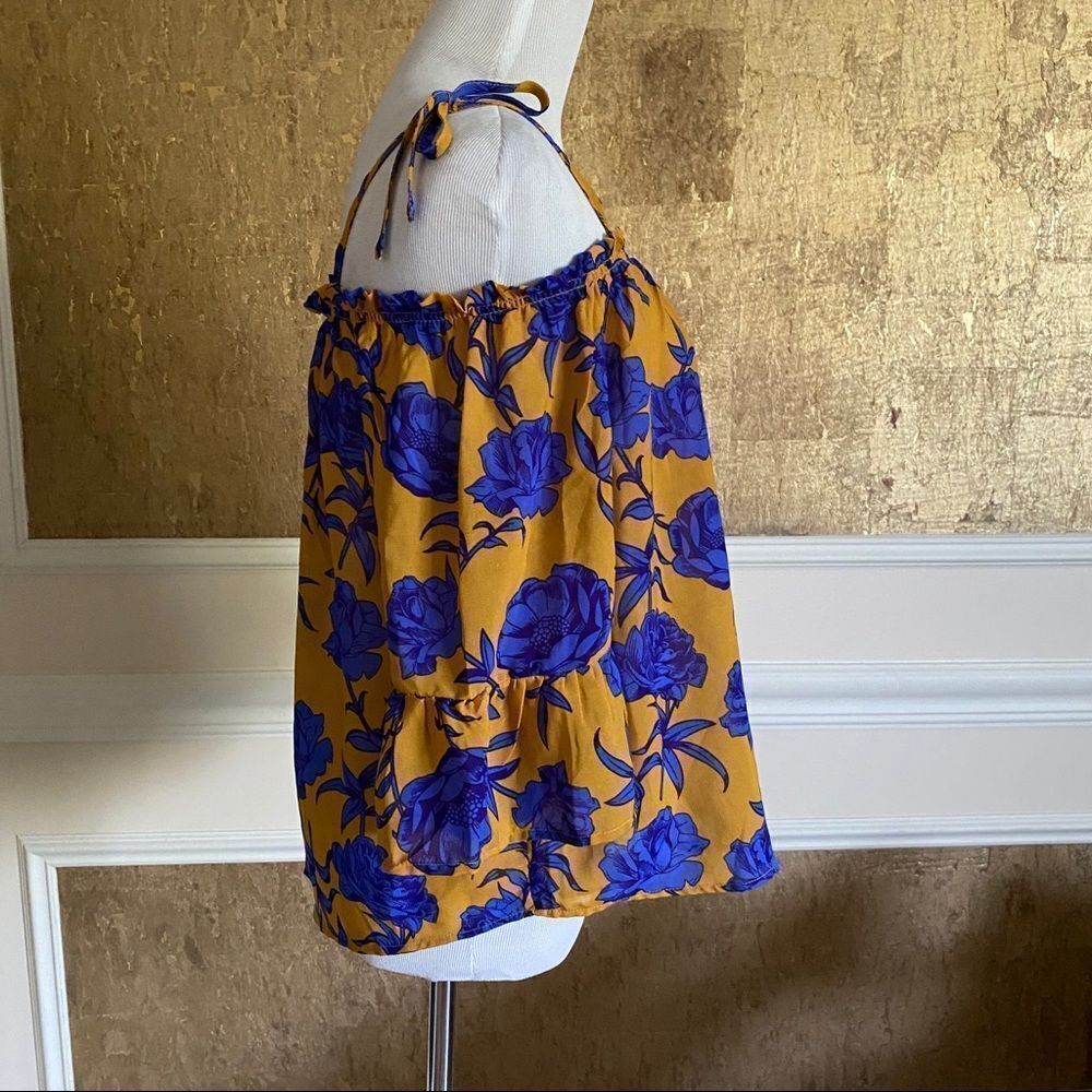 ROMEO & JULIET floral off shoulders blouse S - Picture 4 of 7